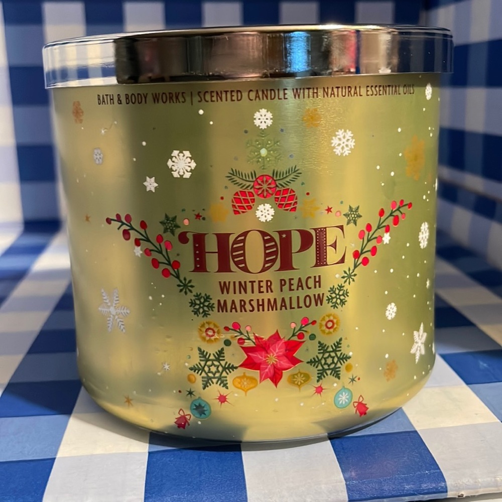 LIMITED EDITION ** HOPE  3 WICK CANDLE